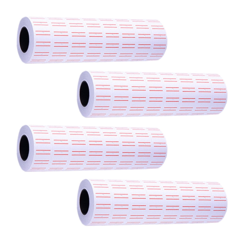 Price Machine Labels Paper White Pricemarker Label Stickers Roll Price