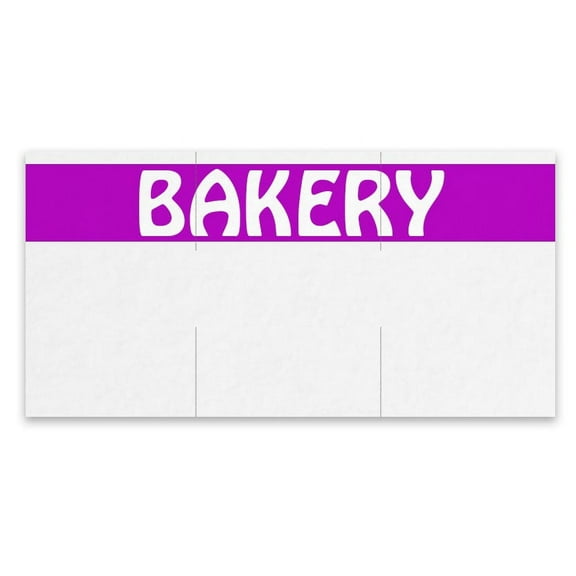 Price Mark Sales Bakery Pricing Label Purple/White | 17000/Box