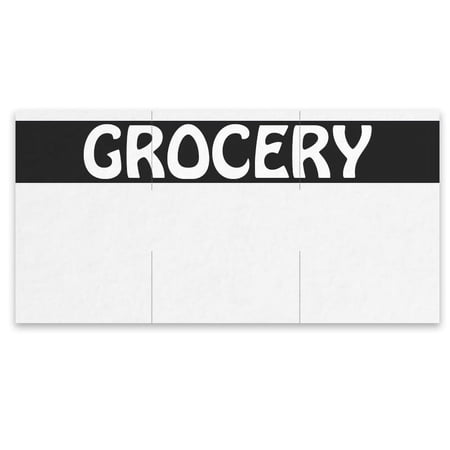 Price Mark Sales Grocery Pricing Label Black/White | 17000/Box