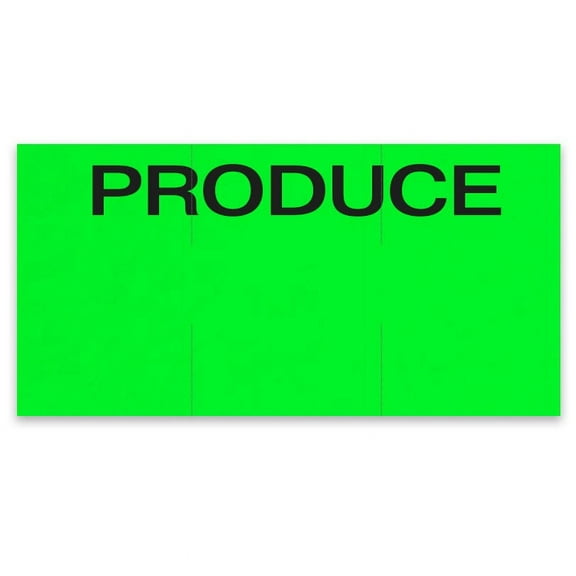 Price Mark Sales Produce Pricing Label Fluorescent Green | 17000/Box