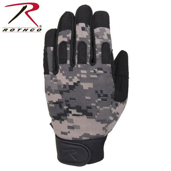 (Price/PR)Rothco 3421 Lightweight All Purpose Duty Gloves-Subdued Urban Digital Camo-M