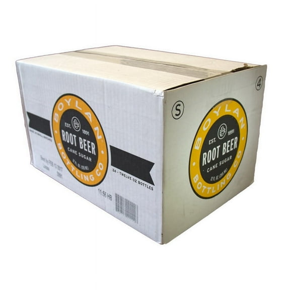 (Price/Pack)Boylan Bottling 00760712092006 Boylan Bottling Root Beer Loose Case