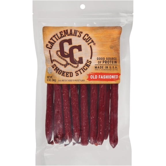 (Price/Pack)Cattlemans Smoked Sticks 12Oz/8Pkg