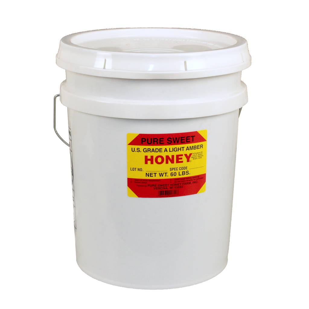 (Price/Pack)Commodity Light Amber Honey 60 Pounds Per Pack - 1 Per Case