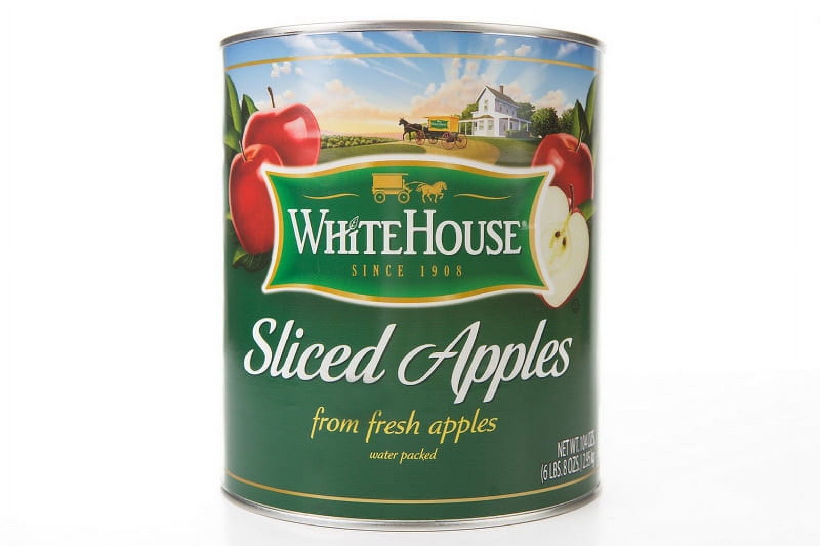 (Price/Pack)Commodity Sliced In Water Apple #10 Can - 6 Per Case