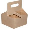 thumbnail image 1 of Dixie 400DC 4-Compartment Drink Carrier - 8"L x 3 63/100"W x 10 13/100"H, 1 of 4