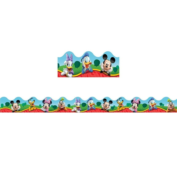 Eureka Mickey Mouse Clubhouse Characters Deco Trim (37 x 2.25) EU-845140