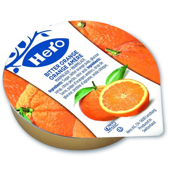 (Price/Pack)Hero Bitter Orange Fruit Spread Portions, 216 Count, 1 per case