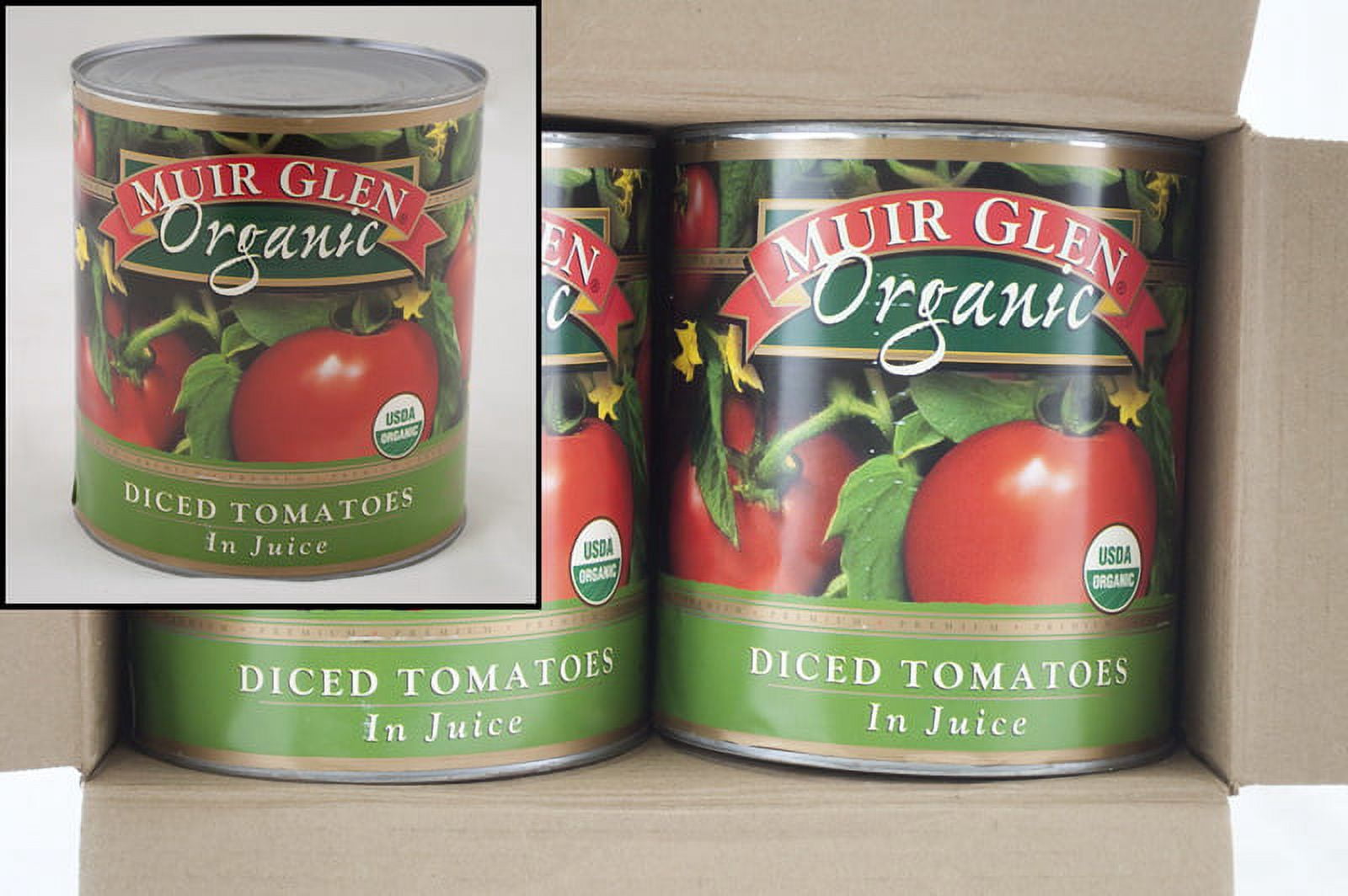 Muir Glen Organic Diced Tomatoes, 102 Ounce, 6 Per Case