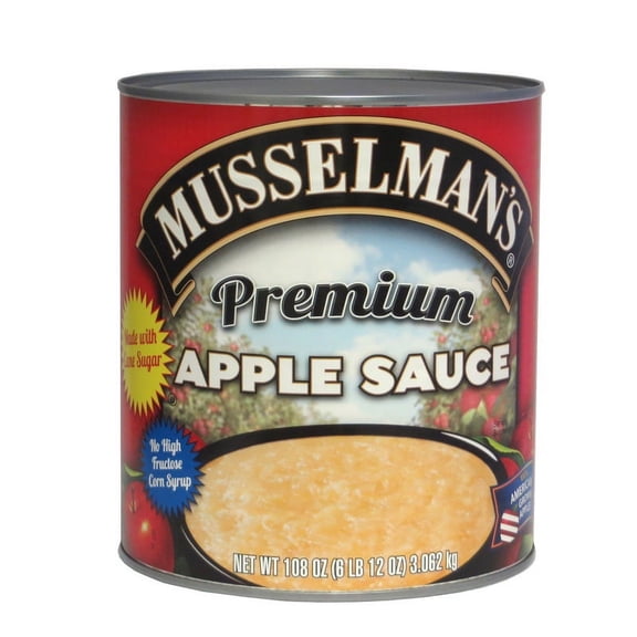 (Price/Pack)Musselman's Premium Apple Sauce, 108 Ounces, 6 per case