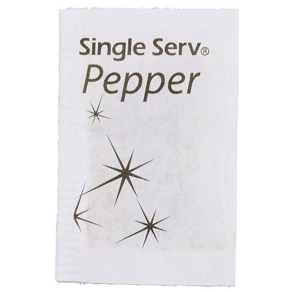 (Price/Pack)Pepper Flat Packets Poly Bag 6000-.1 Gram