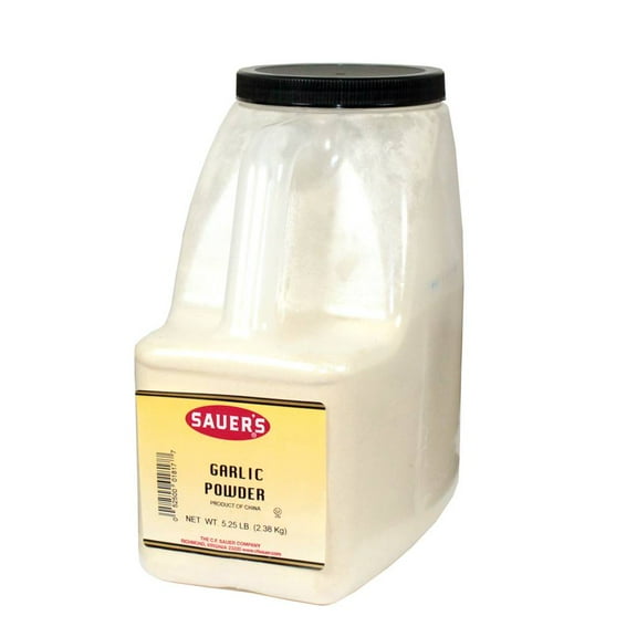 (Price/Pack)Sauer Garlic Powder 5.25 Pound Bottle - 3 Per Case