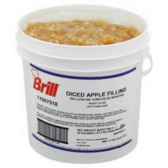 (Price/Pail)Filling Diced Apple 1-18 Pound