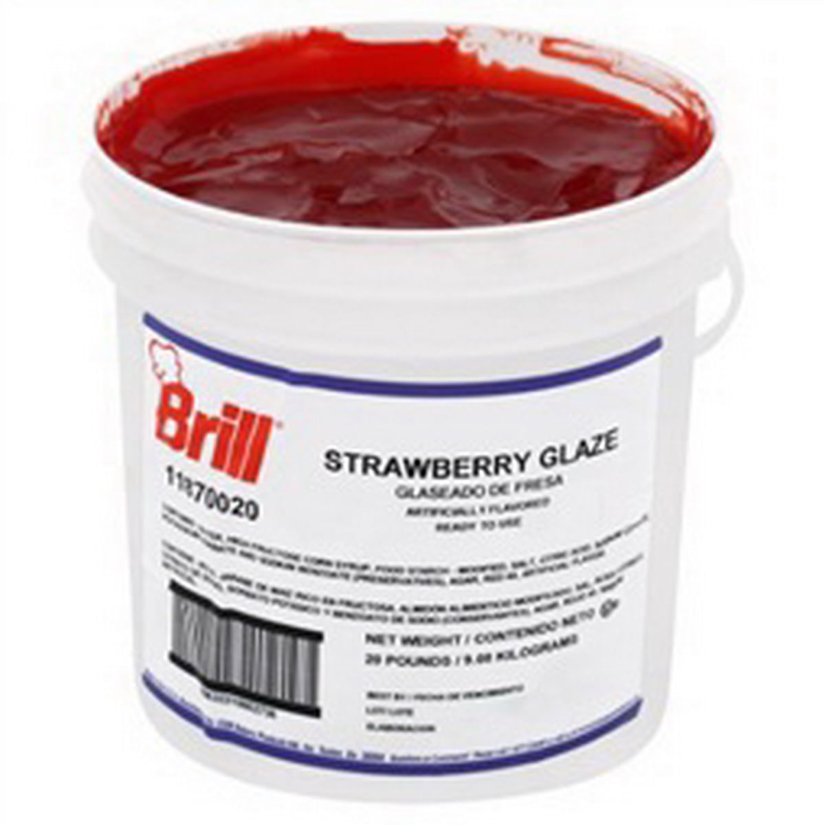 (Price/Pail)Glaze Strawberry 1-20 Pound