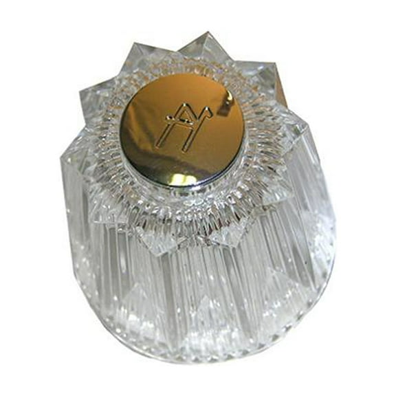Price Pfister HC-233 Windsor Hot Faucet Handle, Clear With Chrome Hot Button - Quantity 6