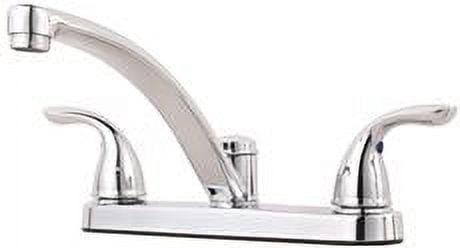 Price Pfister Two Handle Kitchen Faucet, Chrome 1.75 Gpm - Walmart.com
