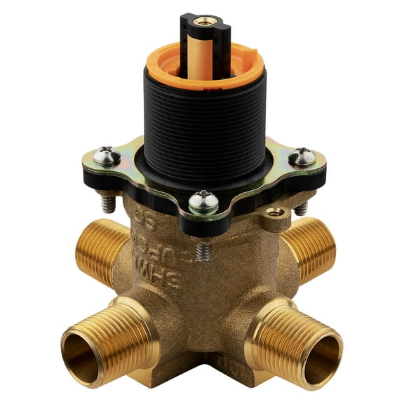Price Pfister Universal 0X8 Series Tub And Shower Rough Valve, Pressure Balanced Cartridge, Without Stops