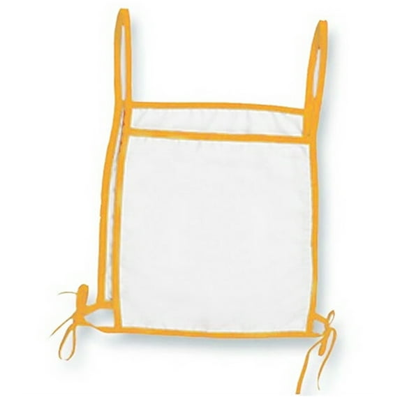 (Price/Piece)TOPTIE Blank Golf Event Caddy Bibs with Ties Polyester Sports Scrimmage Training Vest for Adult & Youth-Orange
