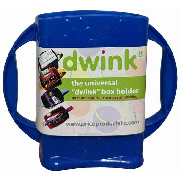 Dwink Universal Juice Pouch Milk Box Holder (Dark Blue)