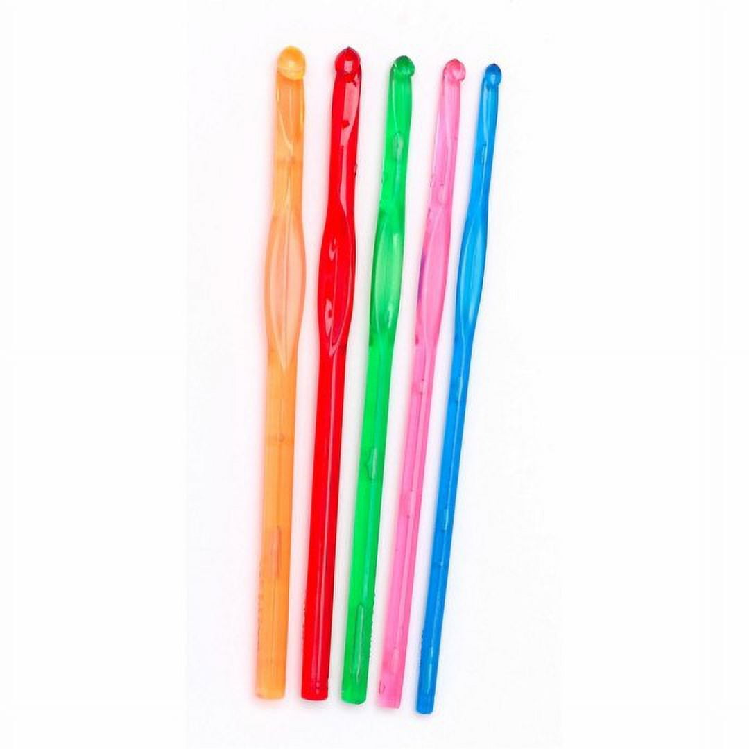 (Price/Set of 5)S&S Worldwide Brite Lite Crochet Hooks