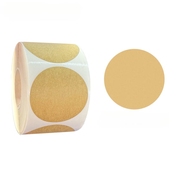 Price Stickers Dot Stickers 500 PCS Blank Round Color Labels Self-Adhesive Non-Printable Tags for Classroom Office Library Book Coding Business Organization