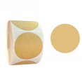 thumbnail image 1 of Price Stickers Dot Stickers 500Pcs Round Blank Kraft Labels Self-Adhesive Circle Tags for Coding Envelope Seals Jam Canning Jars Home Classroom Office Organization, 1 of 4