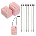 thumbnail image 1 of Price Tags and Hang Tag String Clothing Tag, 2"x1.4" Pink String Tags for Clothes, Retail Store 250 Set, 1 of 6