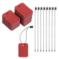 thumbnail image 1 of Price Tags and Hang Tag String Clothing Tag, 2"x1.4" Red String Tags for Clothes, Retail Store 150 Set, 1 of 6
