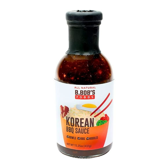 (Price/case)B.Bob's Foods - Korean BBQ Sauce - Case of 6 - 15.25 fl oz.