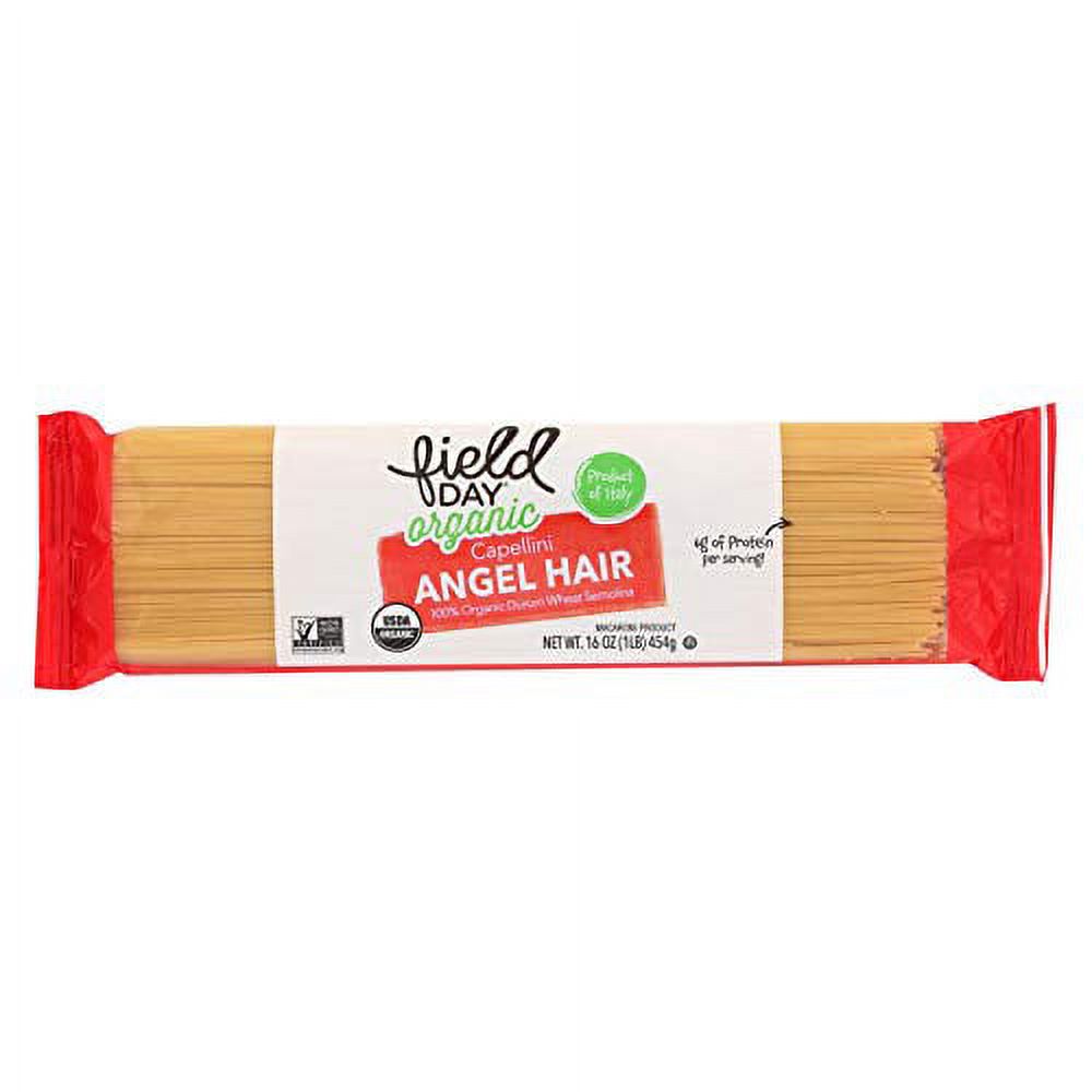 (Price/case)Field Day Pasta Organic Traditional Capellini Angel