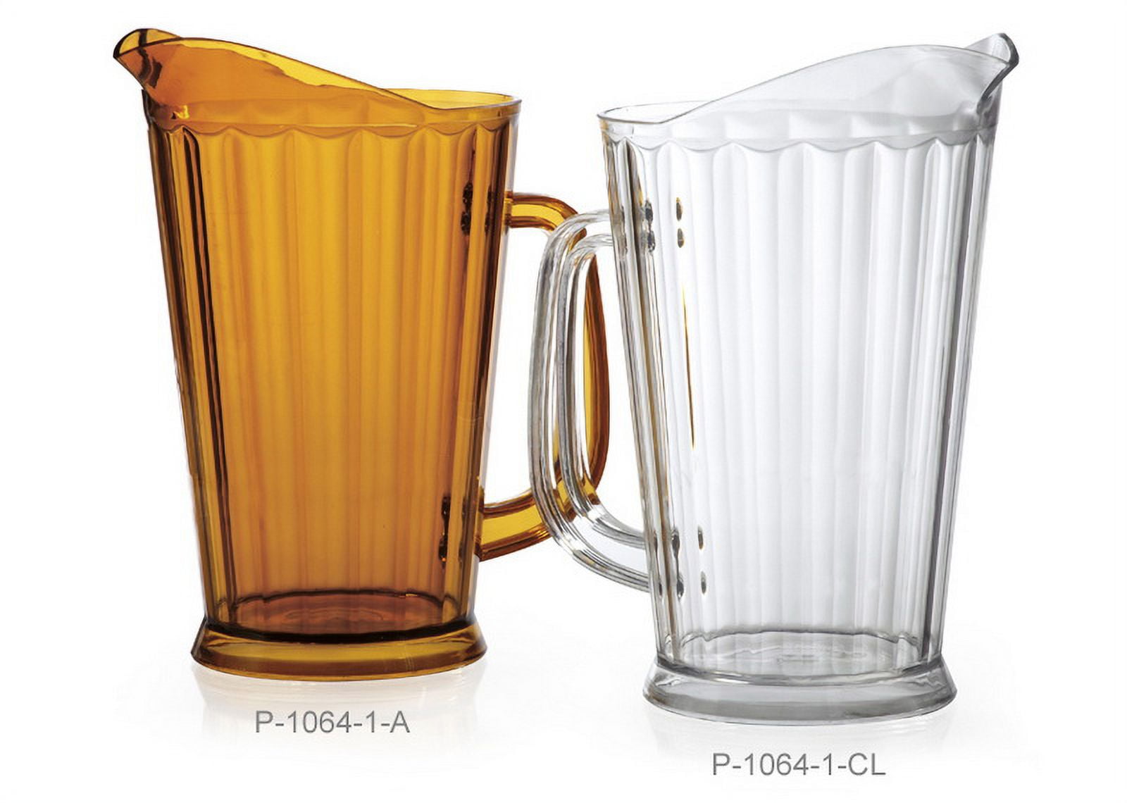 (Price/case)G.E.T. Enterprises P-1064-1-CL Pitcher 60 Ounce San. Clear 1-1 Dozen