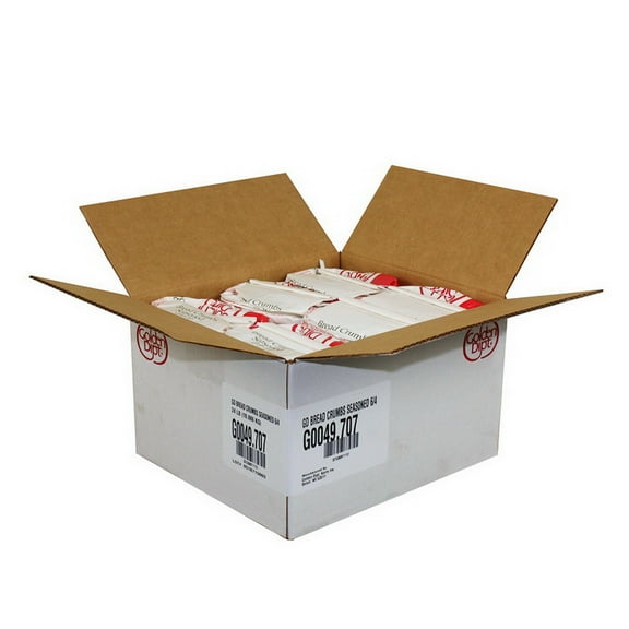 Golden Dipt Modern Maid Seasoned Bread Crumbs, 4 Pounds, 6 Per Case