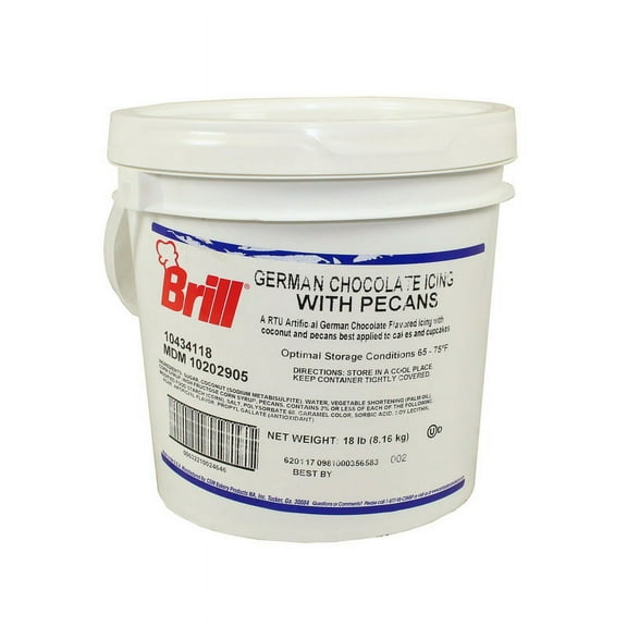 (Price/case)Icing German Chocolate Transmart Pail 1-18 Pound