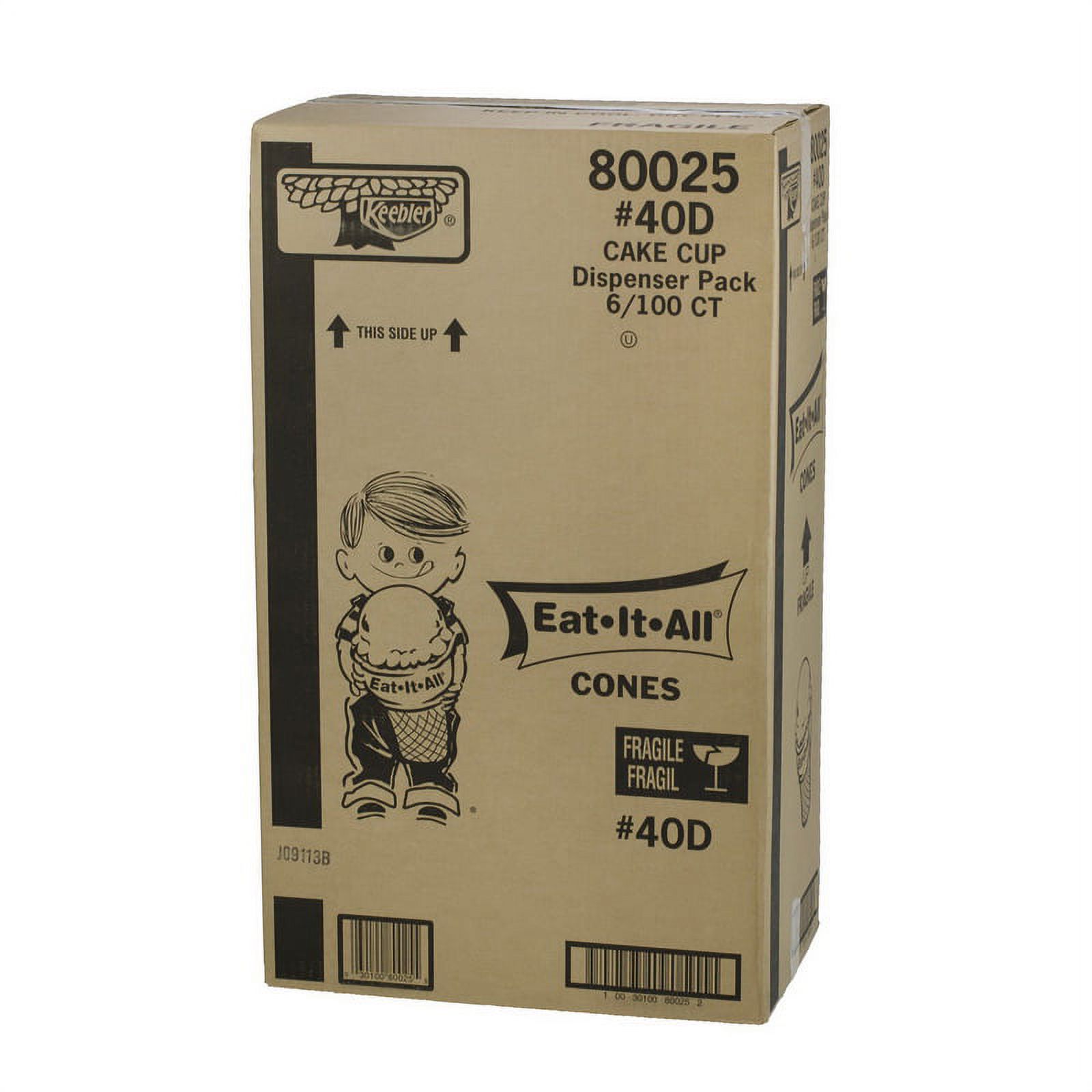 (Price/case)Keebler Murray 3010080025 Cones Cake 600Ct