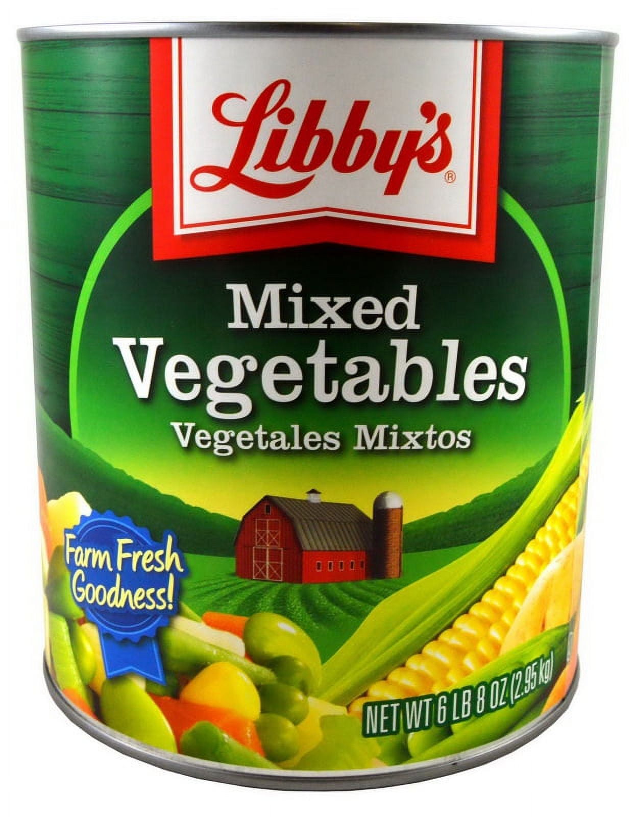 (Price/case)Libby Mixed Vegetables Low Sodium 6104 Ounce