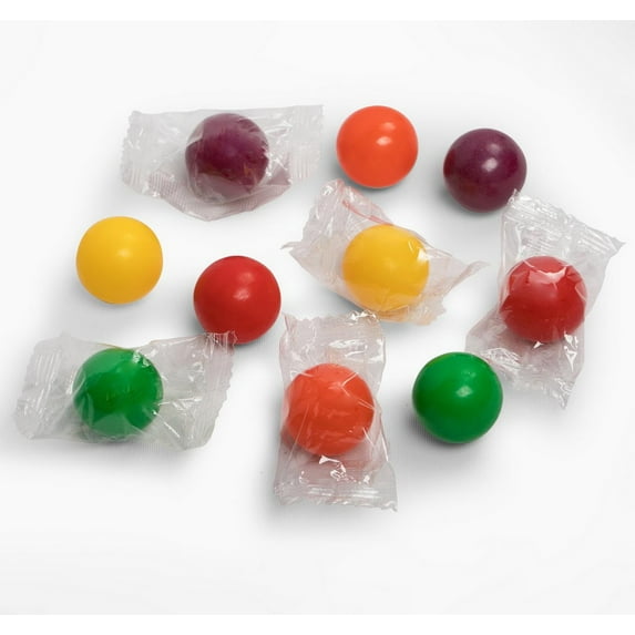 (Price/case)Mascot Assorted Fruit Flavored Jawbreakers, Wrapped 30lb, 633190