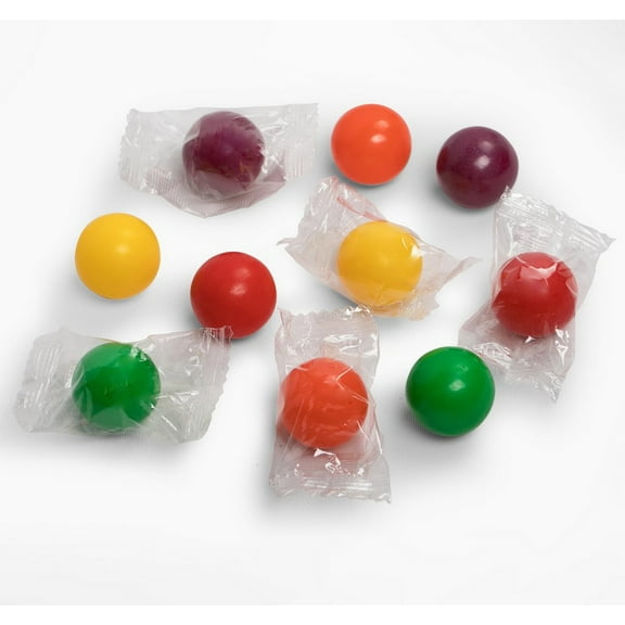 (Price/case)Mascot Assorted Fruit Flavored Jawbreakers, Wrapped 30lb, 633190