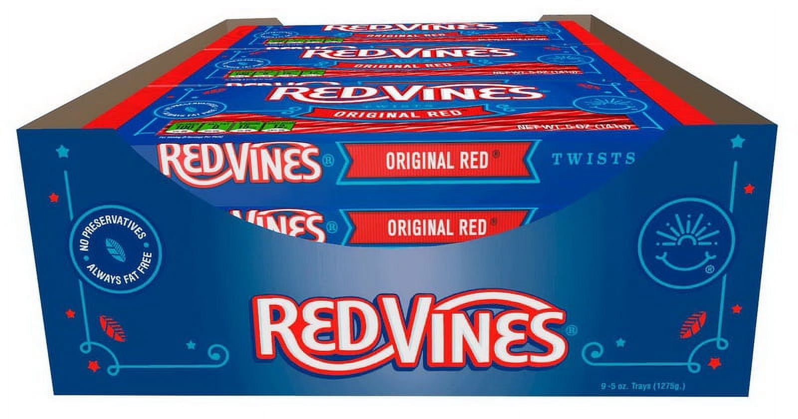 (Price/case)Red Vines 49279 Twists Tray 4/9/5 Ounce 4-9-5 Ounce