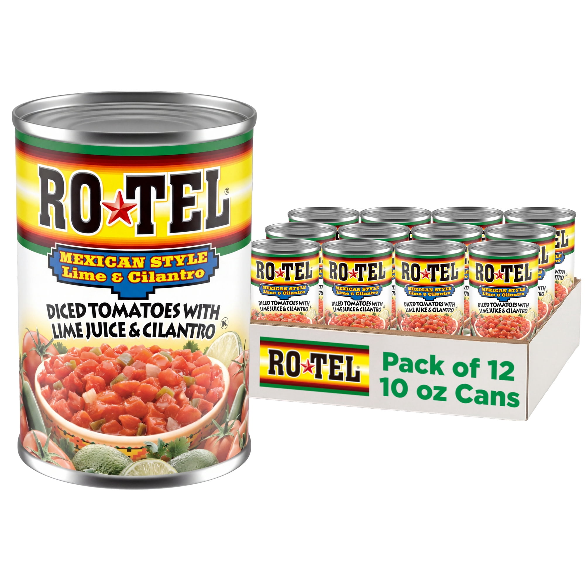 Rotel Lime Cilantro 12pk - Jarred - Walmart Business Supplies