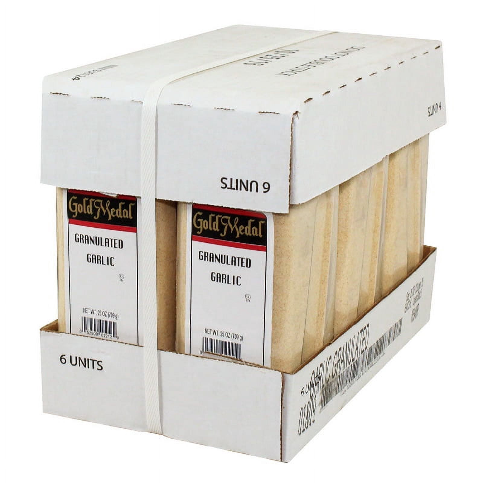 (Price/case)Sauer Granulated Garlic 25 Ounce Bottle - 6 Per Case