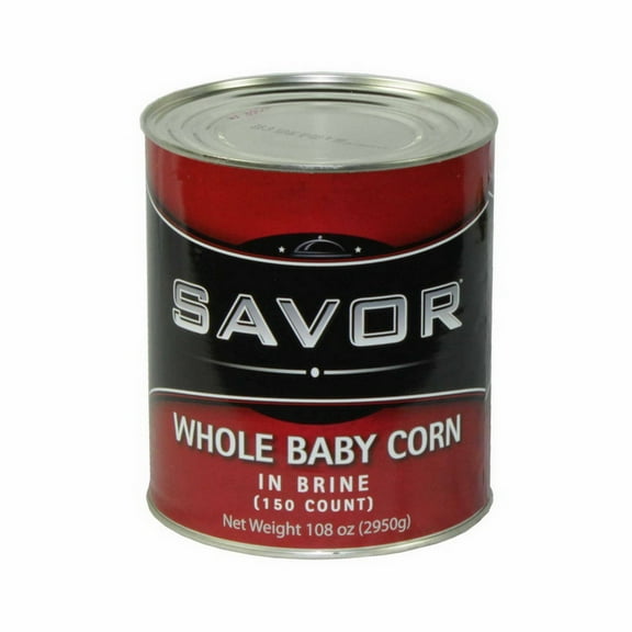 (Price/case)Savor 352633 Corn Whole Baby 6-150 Count