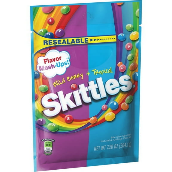 (Price/case)Skittles Peg Bag Mash-Ups 7.2 Ounces - 12 Per Case
