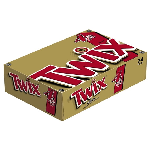 (Price/case)Twix Caramel King Size Candy Bar 3.02 Ounces - 24 Per Pack - 6 Packs Per Case
