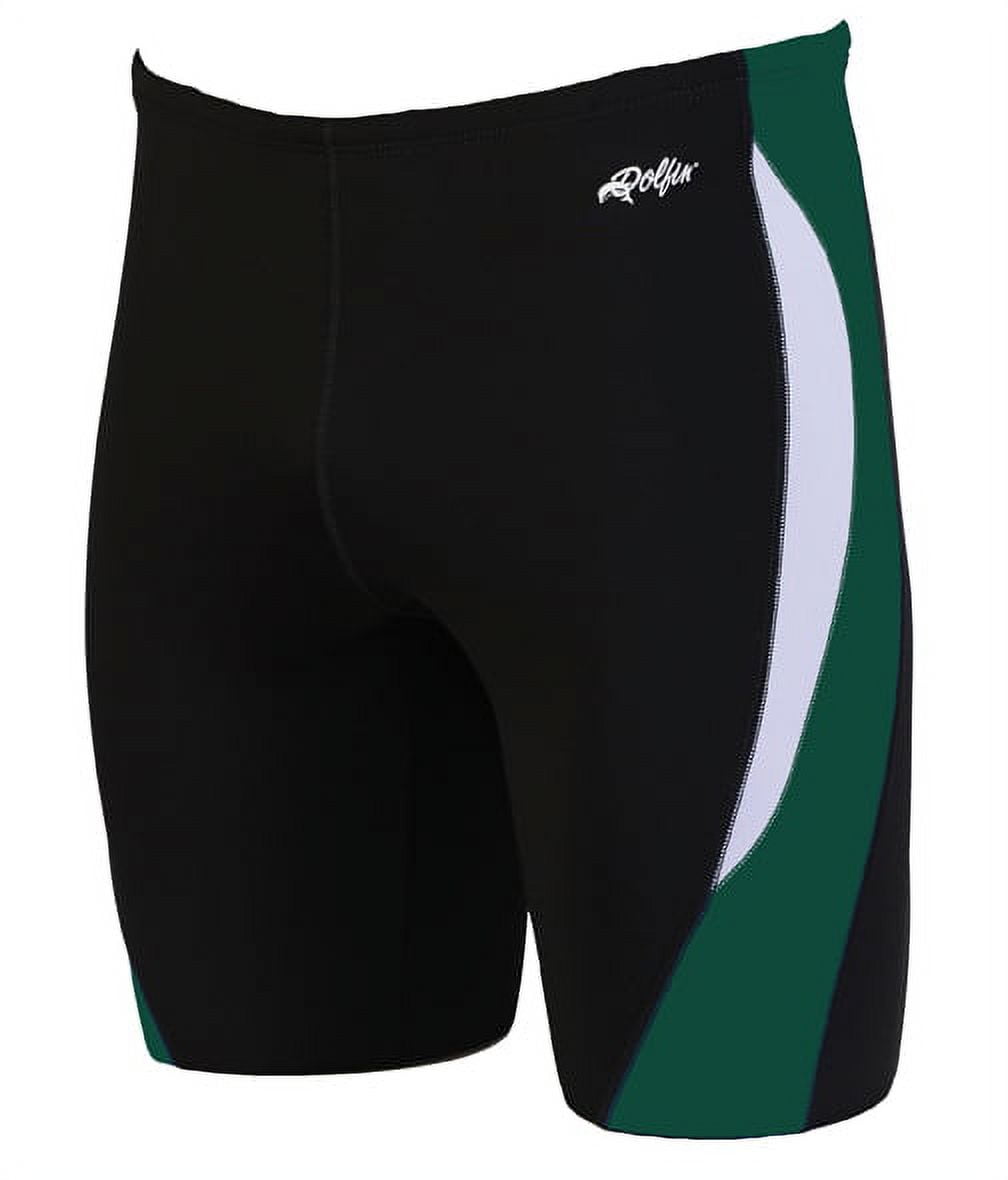 (Price/each) 8974C - Male Jammer Color Block-Black/Green/White-30