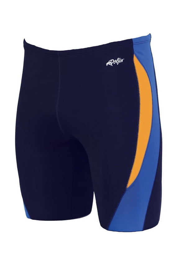 (Price/each) 8974C - Male Jammer Color Block-Navy/Blue/Gold-22