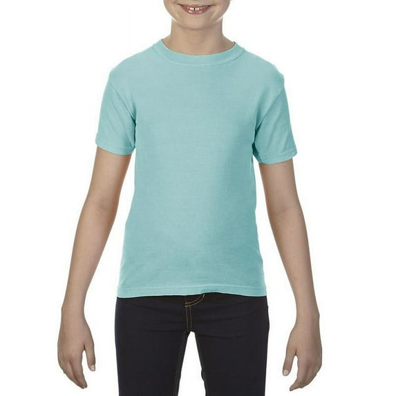 (Price/each)Comfort Colors 9018 Youth 5.4oz 100% Cotton T-CHALKY MINT-6-8