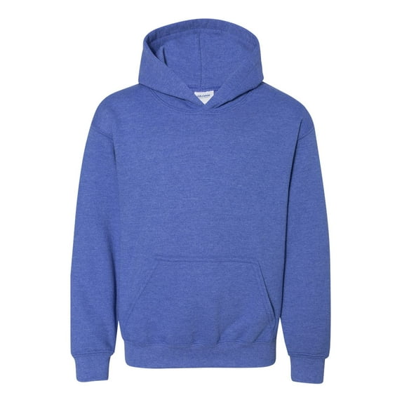 Gildan - Heavy Blend Youth Hooded Sweatshirt - 18500B, XL, HTHR SPORT ROYAL