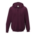 thumbnail image 1 of (Price/each)Just Hoods By Awdis JHA050 College Zoodie-Burgundy-S, 1 of 5