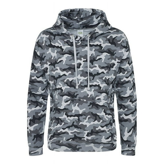 (Price/each)Just Hoods by AWDis JHA014 Camo Hoodie-Grey Camo-L