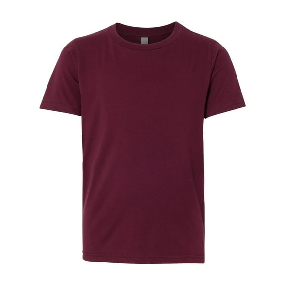 (Price/each)Next Level 3310 4.3oz Boys Premium T-Shirt-Maroon-YS